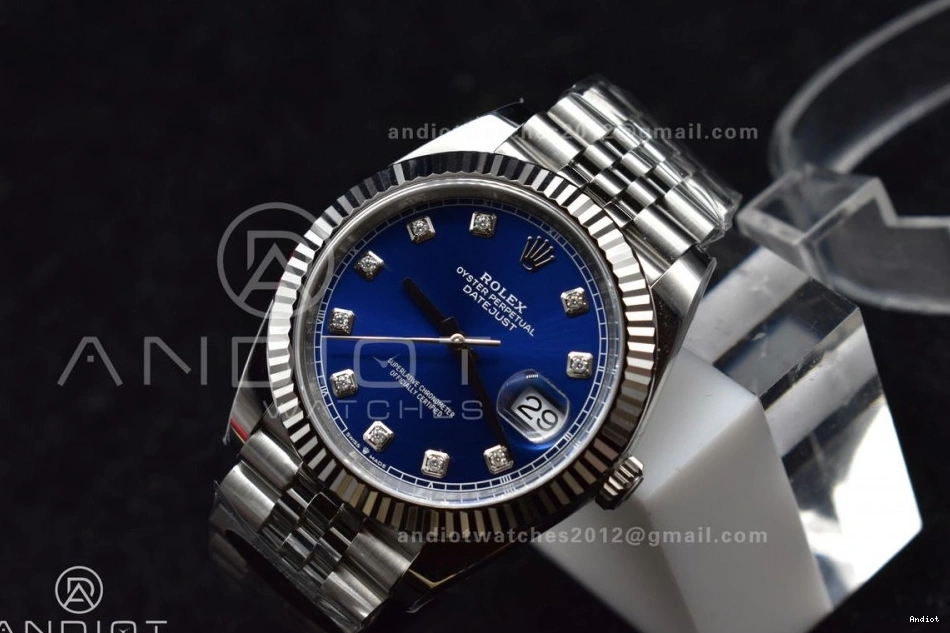 Edition 126334 On 904L Best Steel VR3235 SS Diamonds DateJust Dial Clean Jubilee Blue Bracelet 41 1:1 0402